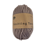 Yarn 80gms 100% Polyester - Grey Brown