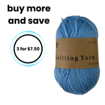 Yarn 80gms 100% Polyester - Light Blue