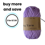 Yarn 80gms 100% Polyester - Light Purple