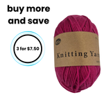 Yarn 80gms 100% Polyester - Magenta
