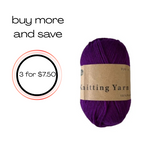 Yarn 80gms 100% Polyester - Purple