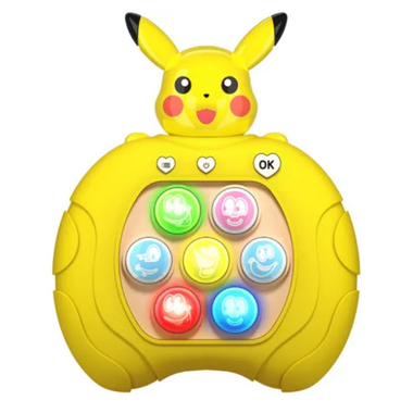 Yellow Pika Speed Push Game - 11 x 13.2cm