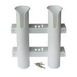 2 Rod Holder Rack White