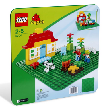 2304 - Duplo - Large Green Building Plate