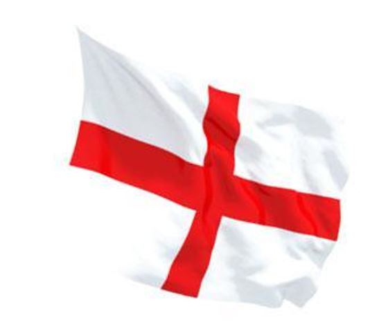 FLAG ENGLAND ST GEORGE CROSS INDOOR WALL
