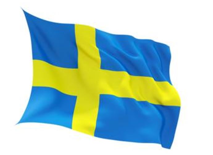 FLAG SWEDEN INDOOR WALL 5x3