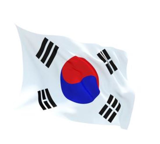 FLAG SOUTH KOREA INDOOR WALL 5x3