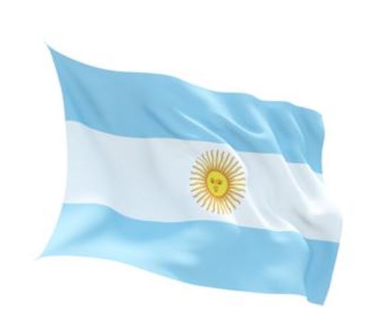 FLAG ARGENTINA INDOOR WALL 5x3