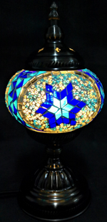 Turkish Mosaic Blue/White Star