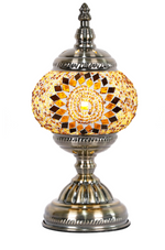 Turkish Mosaic Brown/Gold/White Sun