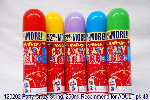 Party Crazy String 250ml Recommend For Adult