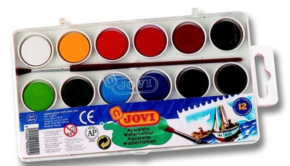 JOVI WATER COLOURS 22mm Bars 12s