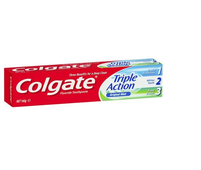 Colgate 160G Toothpaste Triple Action Original Mint