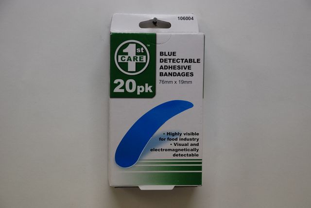 Bandage Blue Detectable 76mm x 19mm 20pk