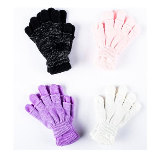 Gloves & Fingerless Gloves Kids Glitter 2PK