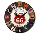 Route 66 Wall Clock 28.8cm