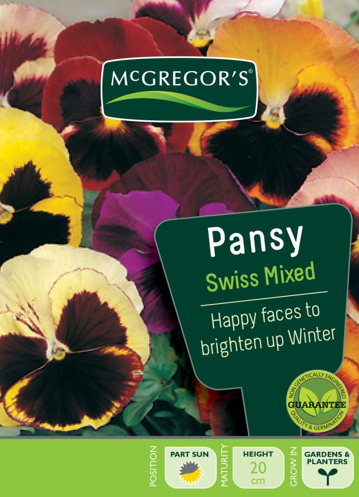 SEEDS M2660 PANSY SWISS MIXED