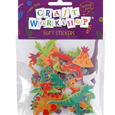 Craft Soft Sticker Dinosaurs 31pc