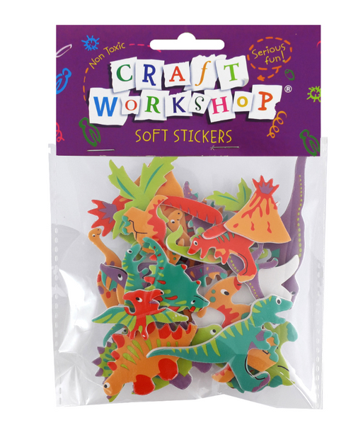 Craft Soft Sticker Dinosaurs 31pc