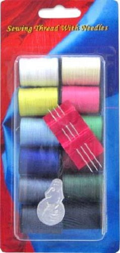 SEWING THREAD WITH NEEDLES 16PC