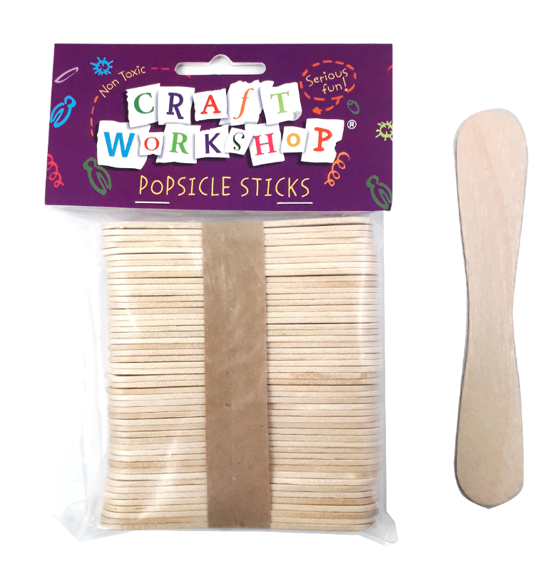 Craft Popsicle Sticks 50pc 95mm