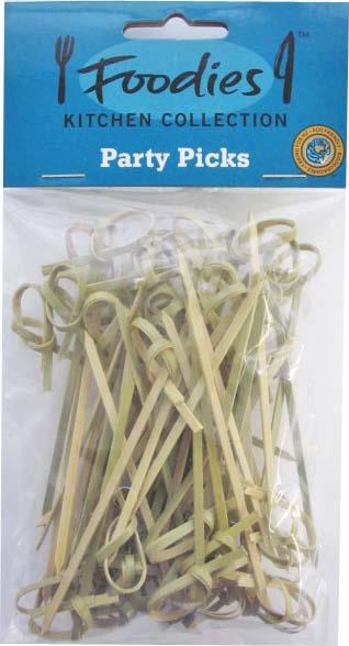 TOOTH PICKS BAMBOO KNOT 50pc