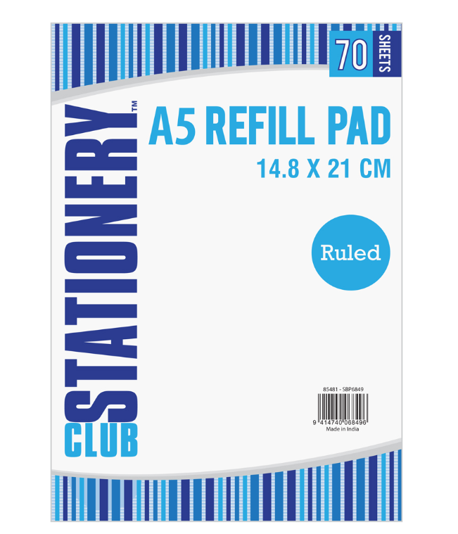 Refill Pad A5 70 Sheets