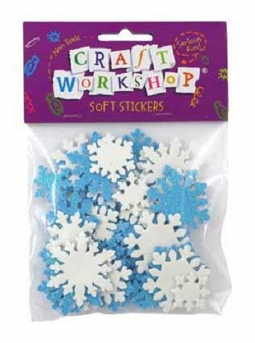 Craft soft stickers snowflakes