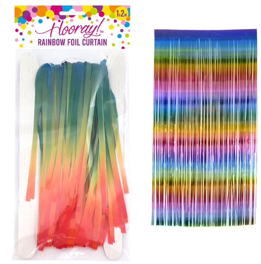 Foil Curtain Rainbow 1mW x 2mH