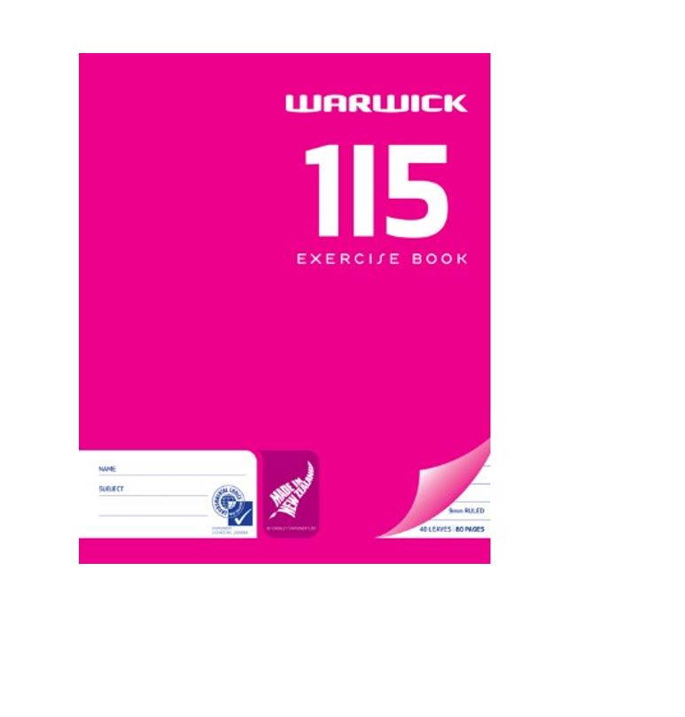 1I5 EXERCISE BOOK