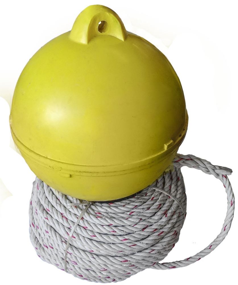 ROPE AND PLASTIC FLOAT PACK 30M