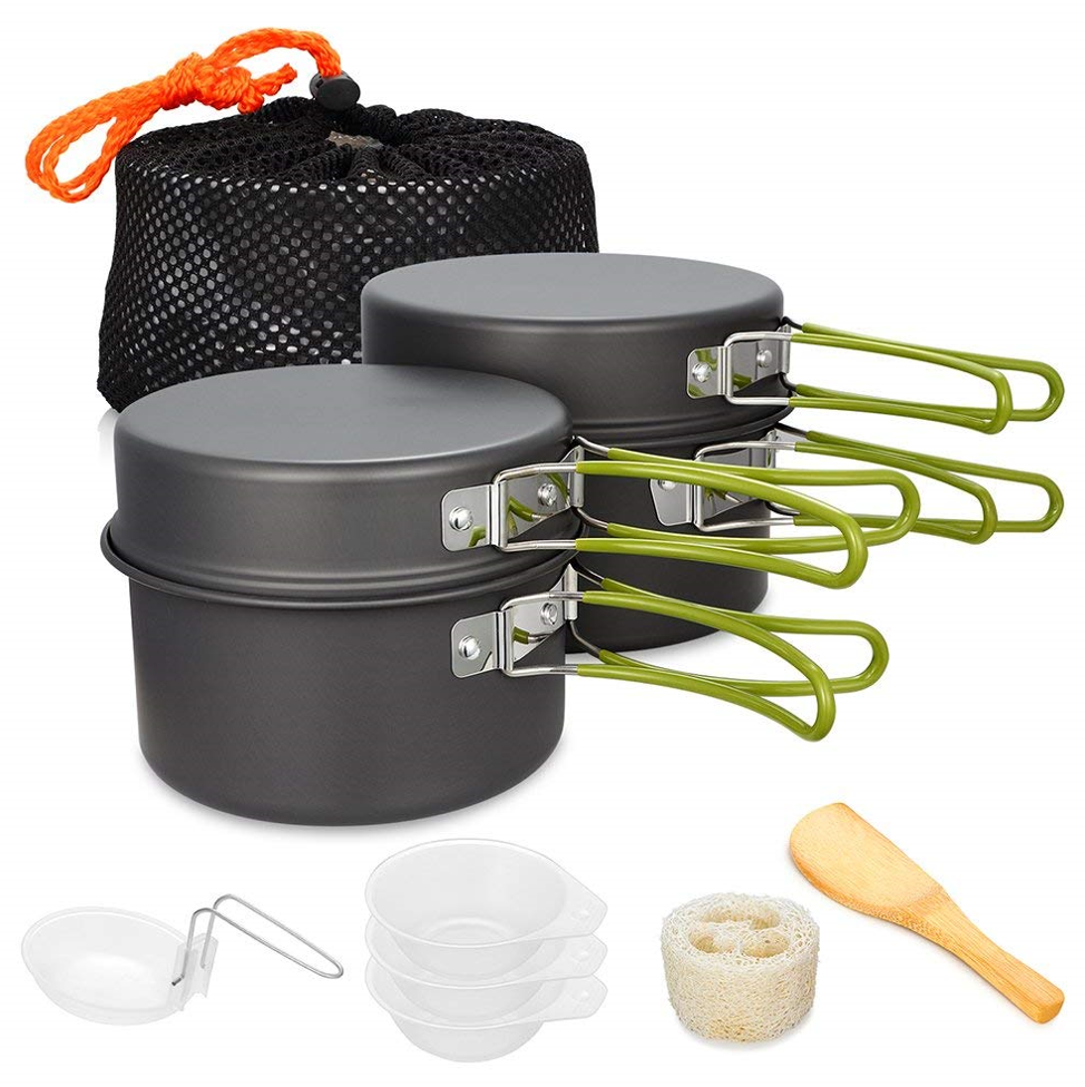 CAMPING COOK SET - 10 PCE