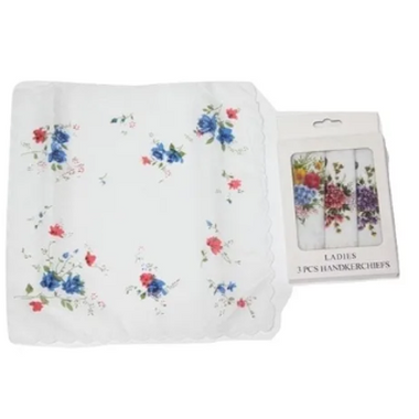HANDKERCHIEFS WOMENS 3PK