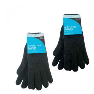 Unisex Gloves with Cotton Lining S-M