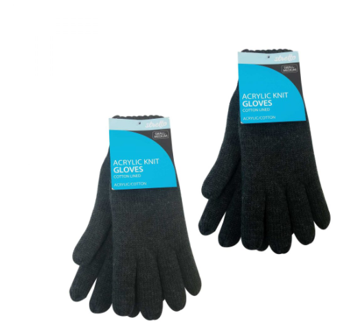 Unisex Gloves with Cotton Lining S-M