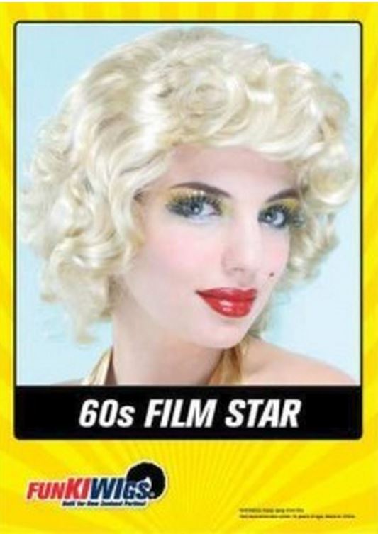 60S FILM STAR - BLONDE WIG