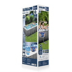 Steel Frame Pool Rectangle Bestway Rattan Look 4.12M x 2.01M x 1.22M