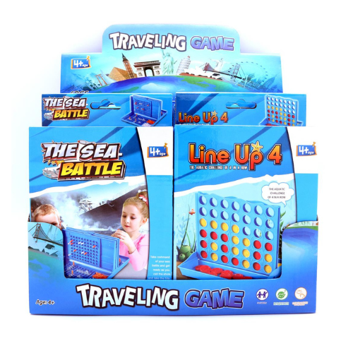 Travel Game (Line Up 4, Sea Battle, Brick, Code Break)